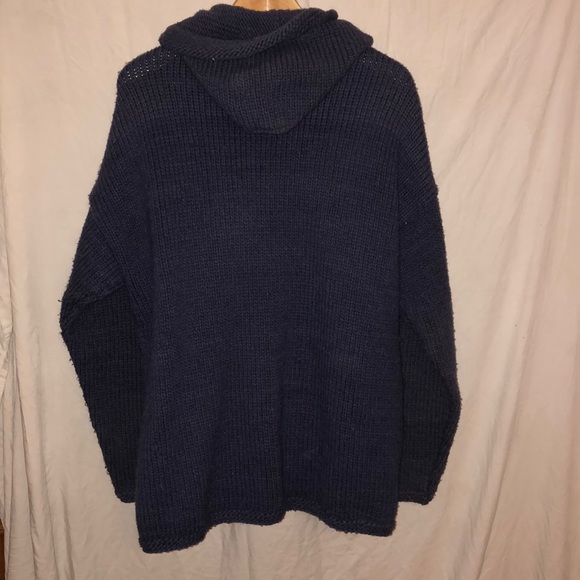 HANDMADE! Ecuador Blue Thick Woolie / Siwash - Picture 4 of 5